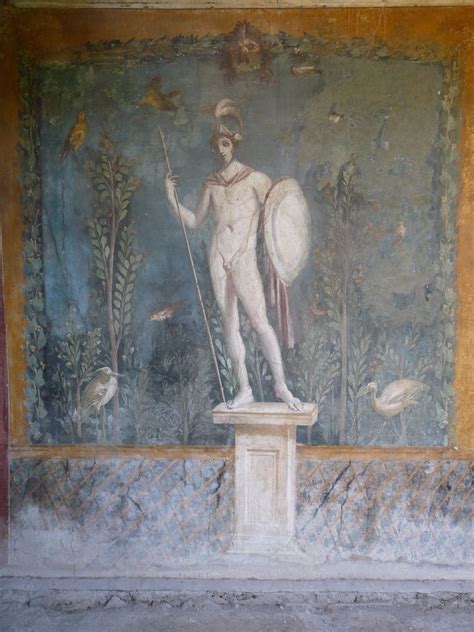 Roman fresco painting of a god | Painting, Pompeii, Fresco