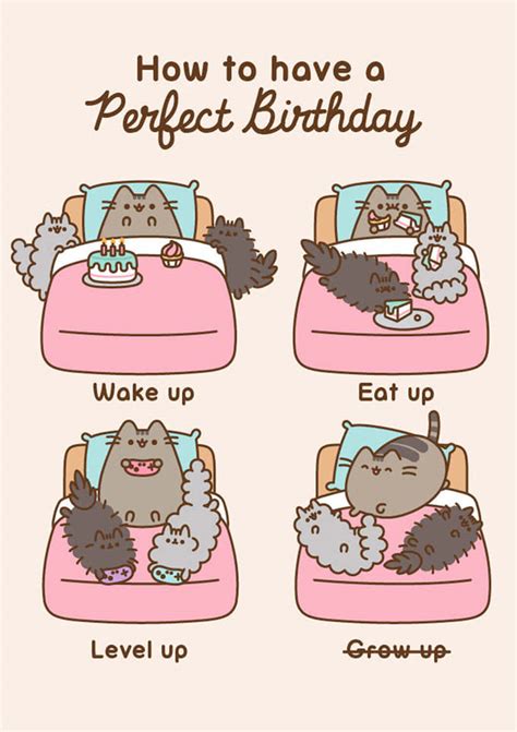 Pusheen - Pusheen Perfect Birthday Card #PUSH57