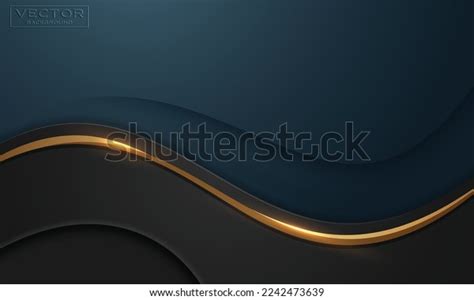 Abstract Dark Blue Banner Template Stock Vector (Royalty Free) 2242473639 | Shutterstock