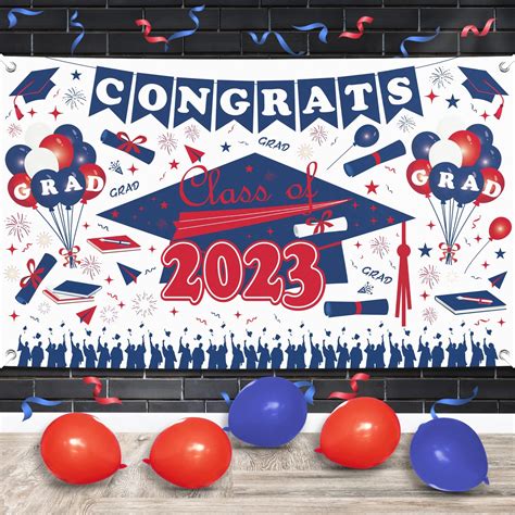 Buy Class of 2023 Graduation Banner - 72x44 Inch | Graduation Banner for Graduation Party ...