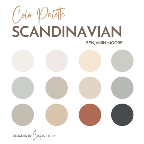 "Choosing paint is really difficult. Thousands of colors confuse us. Scandinavian Color Palette ...