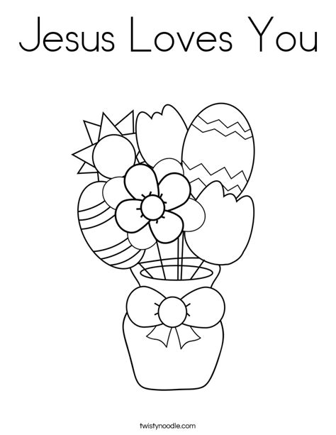 Coloring Pages Jesus Loves You Coloring Pages