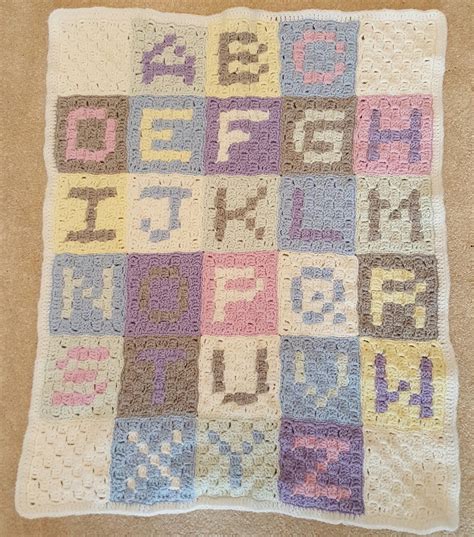 Owl In Stitches: Alphabet Baby Blanket - Free Crochet Pattern