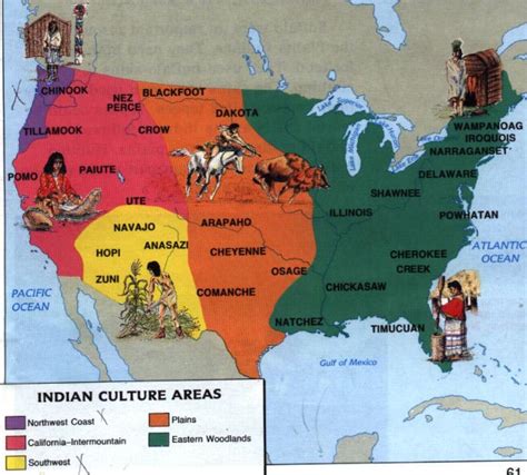 ~piscean ♓ delusions - Map of the Native American Cultures