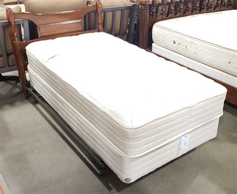 Lot - Traditional Style Twin Size Mattress & Box Spring