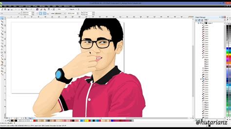 How to make VECTOR ART graphic - corelDRAW - full tutorial | Coreldraw, Coreldraw tutorial ...