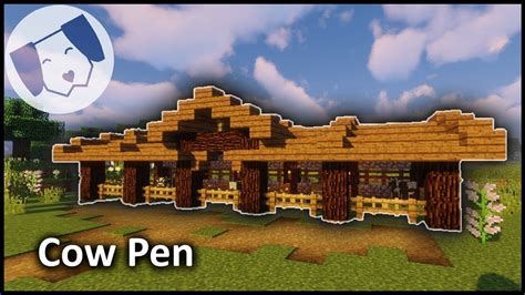 Minecraft: Fast and Easy Cow (Animal) Pen Tutorial! - Minecraft: Fast and Easy Cow (Animal) Pen ...