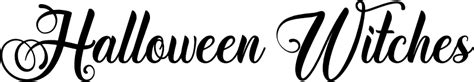 Halloween Witches Script font