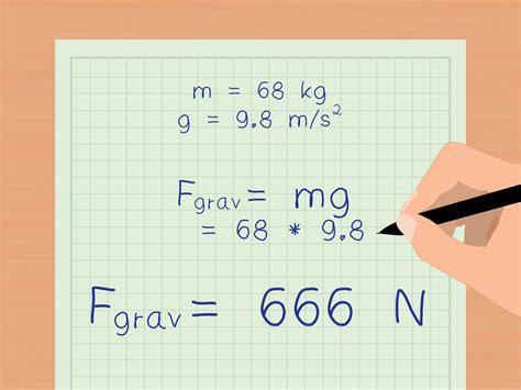 How to Calculate Force of Gravity: 10 Steps (with Pictures)