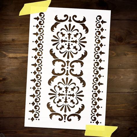 Gothic Wall Stencil - Etsy