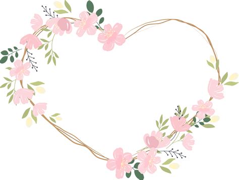 Download Heart, Flowers, Frame. Royalty-Free Vector Graphic - Pixabay