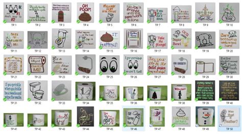 Toilet Paper Designs Set Toilet Paper No 1 to 50 Set Machine Embroidery Designs