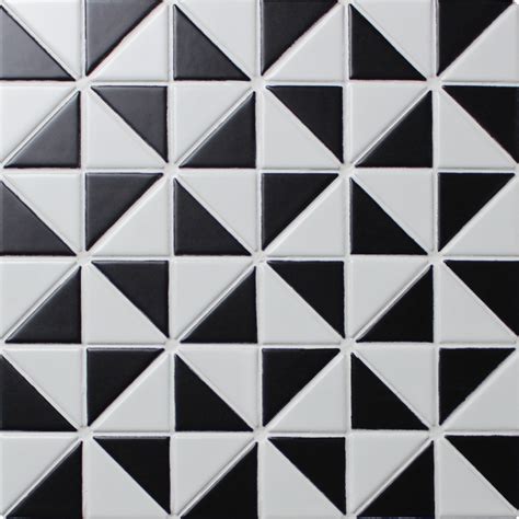 2'' Matte Multi Windmill Pattern Porcelain Triangle Mosaic Bathroom Tile Designs - ANT.TILE