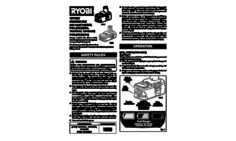 Ryobi – Tool Manuals