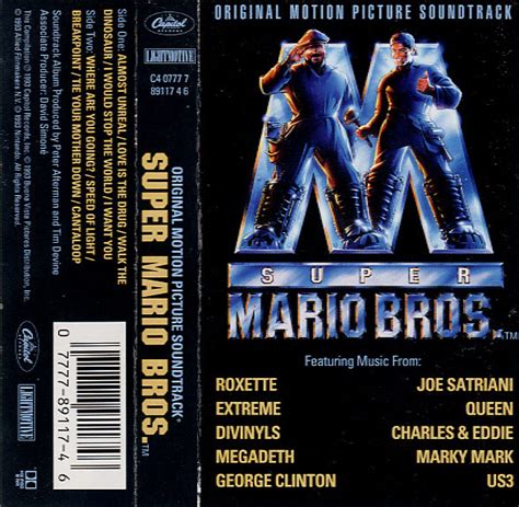 Super Mario Bros. (Original Motion Picture Soundtrack) (1993, Cassette) - Discogs