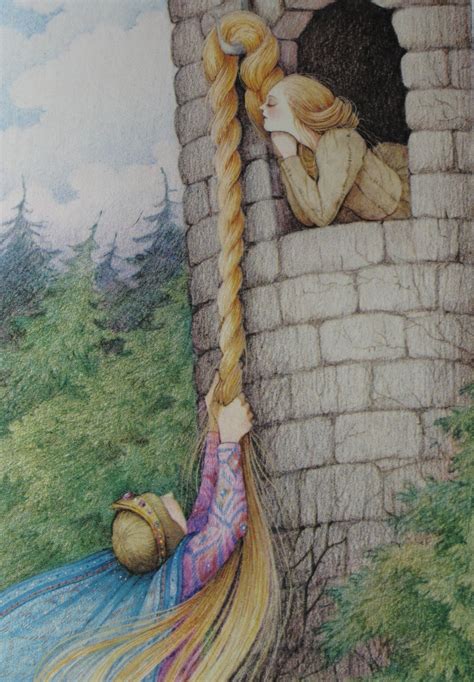 Fairy Tale Illustrations Rapunzel