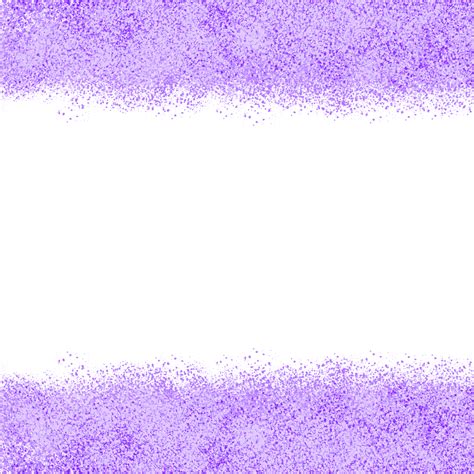 Elegant Purple Glitter Frame Border, Purple Glitter, Glitter Border, Purple PNG Transparent ...