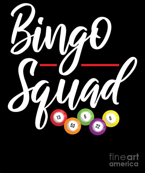 Funny Bingo Squad Digital Art by RaphaelArtDesign