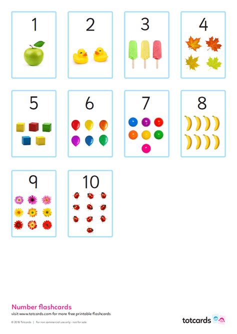 Free Printable Counting Flash Cards - PRINTABLE TEMPLATES