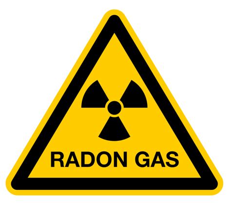 radon gas warning