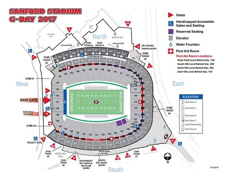 Sanford Stadium Seating Chart And Gates | Brokeasshome.com