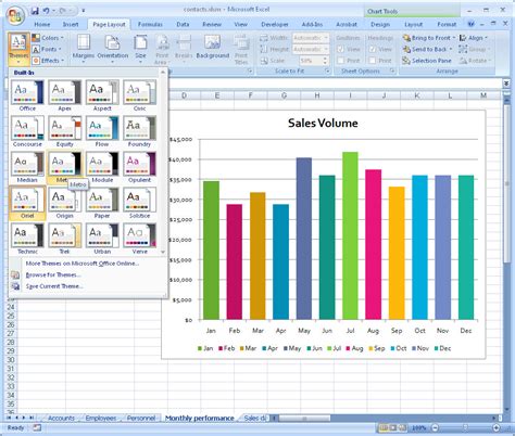 excel chart from data Charts in excel