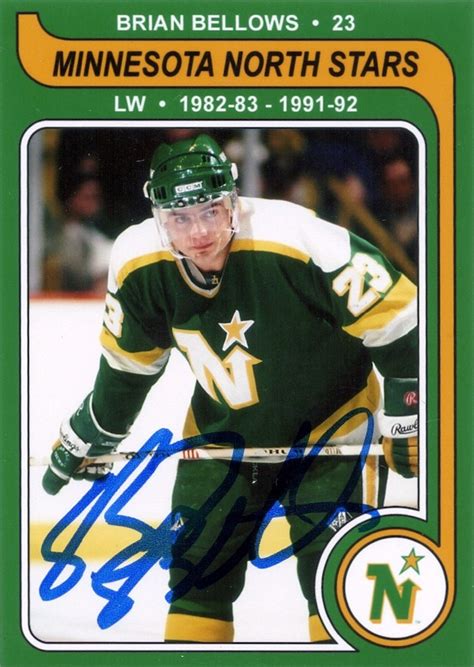 Minnesota Sports Autograph Project: BRIAN BELLOWS