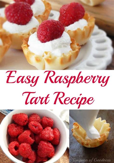 Teaspoon Of Goodness - Easy Raspberry Tart Recipe