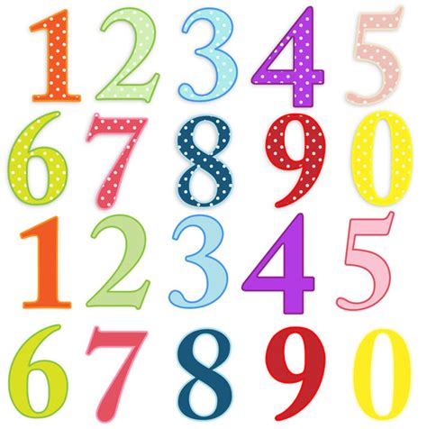 Numbers Colorful Clip-art Free Stock Photo - Public Domain Pictures