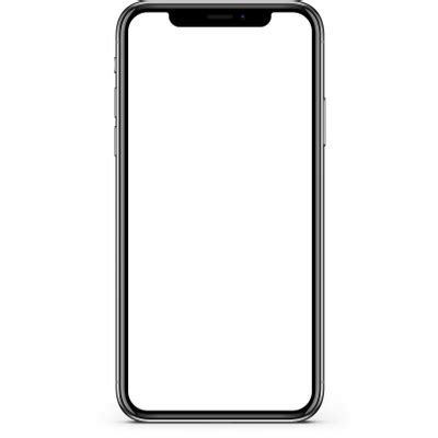 Iphone X Screen Mockup transparent PNG - StickPNG