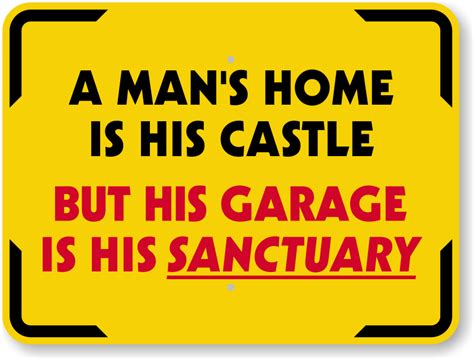 Funny Garage Signs - Man Cave Signs, Humorous Garage Signs