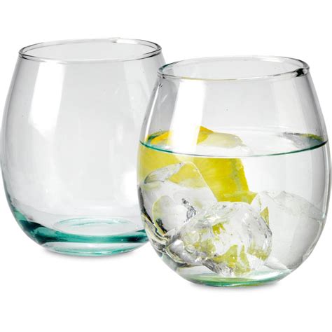 Premium Recycled Glass Tumblers - Set of 4 - Natural Collection Select