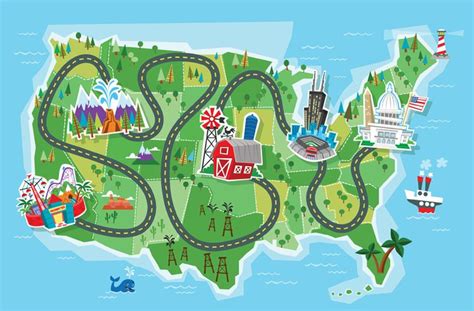 Map clip art for kids free clipart images – Clipartix