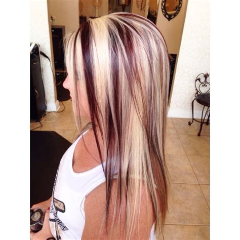 Blonde Hair with Red Highlights: Long Hair Color Ideas - PoPular Haircuts