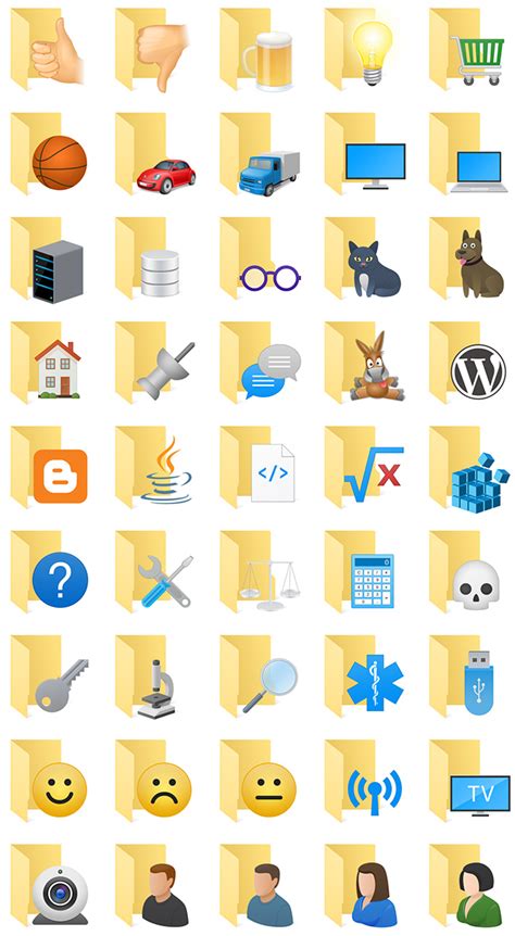 Cute Folder Icons For Windows 10