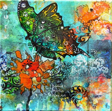 Original Mixed Media Painting, "Butterflies Are Free", by Colorado ...