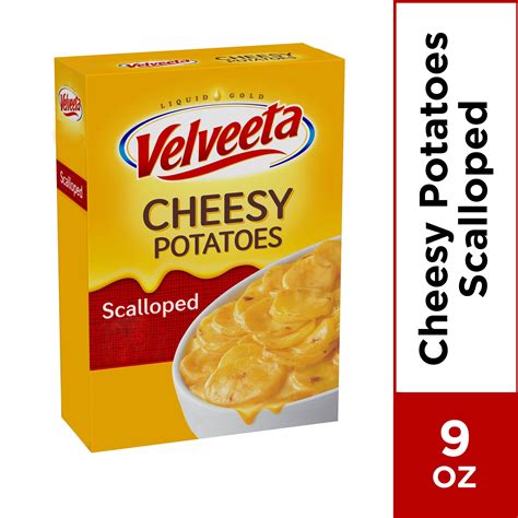 Velveeta Cheesy Scalloped Potatoes, 9 oz Box - Walmart.com - Walmart.com