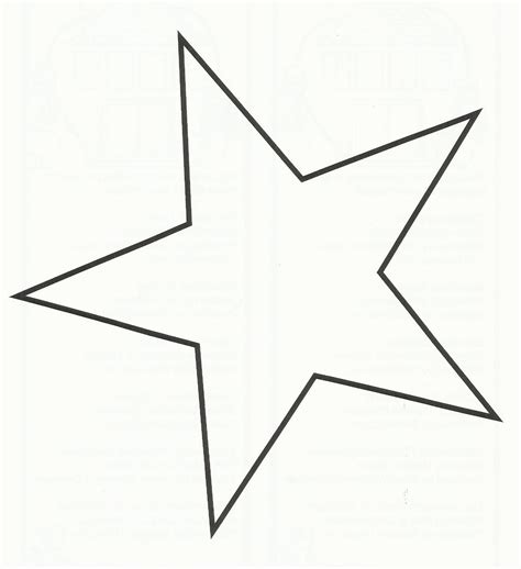 Large Star Template Printable - Cliparts.co