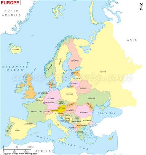 Map Of Countries 2022 Europe - California Map 2022