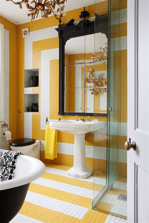 10+ Retro Yellow Tile Bathroom