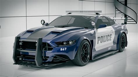 ArtStation - Ford Mustang Police | Resources