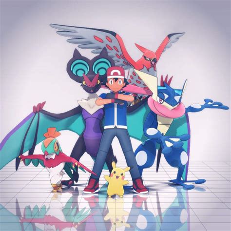 Pokemon Images: Ash Pokemon Team In Kalos Region