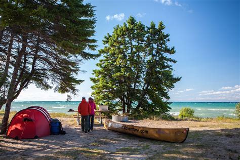 Beach Camping Northern Michigan - romantic camping locations