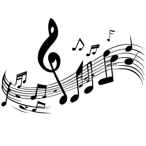 Music notes black and white icon clipart transparent background 24029938 PNG