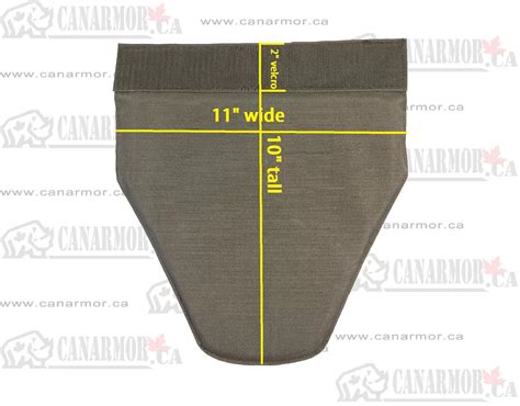 Ballistic Groin Guard, NIJ III-A | Canadian Armour Ltd.