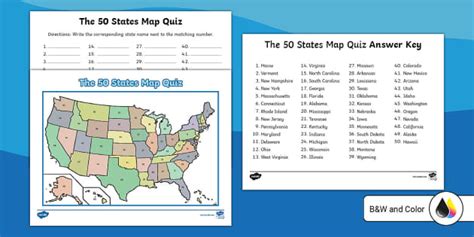 United States Map Quiz Abbreviations - Coriss Cherilynn