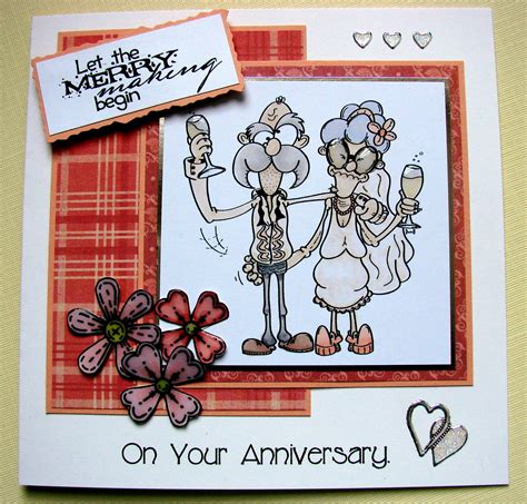 ON THE CARDS: Funny Anniversary Card.