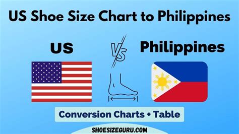 US Shoe Size Chart to Philippines (Simplifying Shoe Sizing)