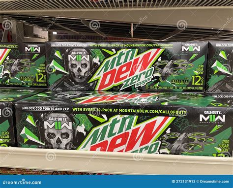 Grocery Store Soda Mtn Dew Call of Duty Edition Editorial Stock Photo - Image of bottle ...