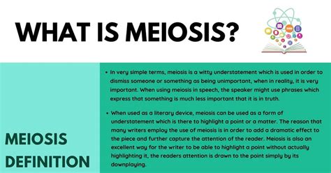 Meiosis: Definition and Examples of Meiosis in Speech and Literature • 7ESL